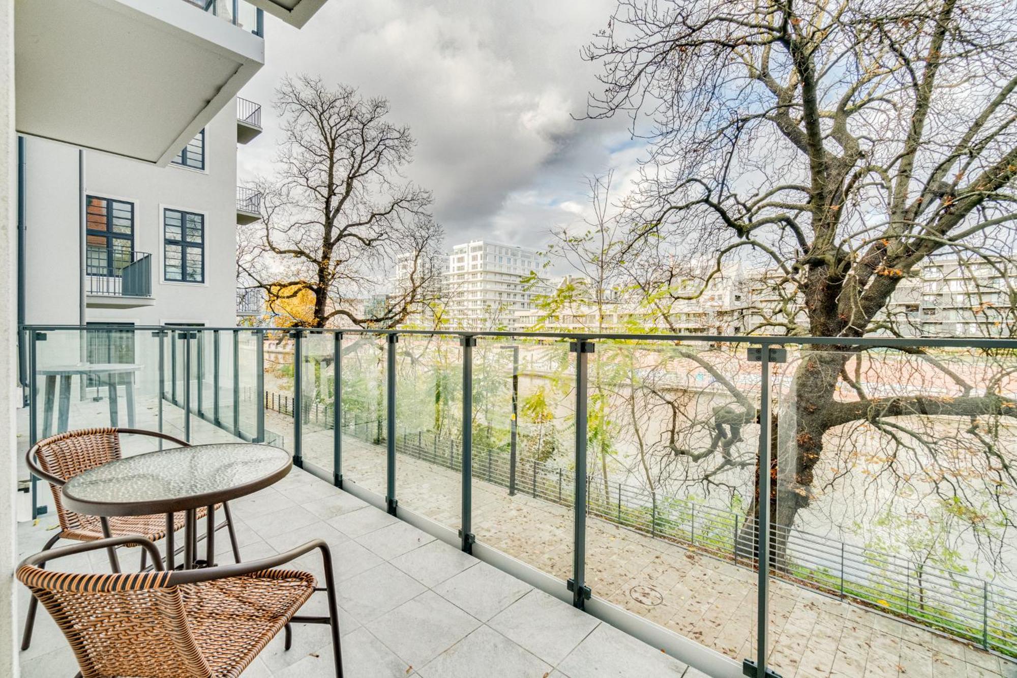 Apartament Riverside View - Parking Free 브로츠와프 외부 사진